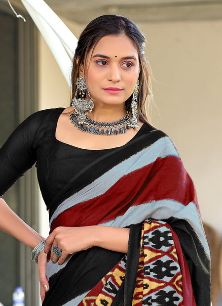 Tew Mulmul Cotton Printed Fancy Saree Wholesale Clothing Suppliers In India
